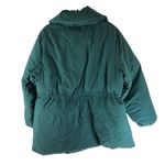 A New Day Womens Green Puffer Coat Cinch Waist Warmer XXL Photo 1
