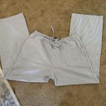 Brandy Melville  Marie Lou Linen Pants Blue White Photo 1