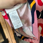 Boden French Navy Moroccan Diamond Tile Printed A Photo 4