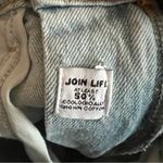 ZARA  Light Wash High Rise Straight‎ Denim Jeans Photo 7