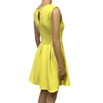 Romeo + Juliet Couture  Lemon Yellow Fit and Flare Skater Mini Dress Womens Small Photo 4