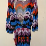 Olivaceous NWT  Scalloped Print Backless 3/4 Sleeve Romper E11 Photo 1