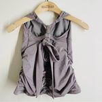 Athleta Aqualuxe Halter Tankini Ruched Swimsuit Top size S Photo 1