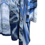 Chico's Travelers Cardigan Womens Large Multicolor Mixed Artsy Print Open Sweater Photo 4