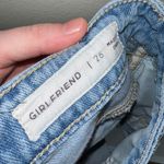 Bullhead Denim Light Wash Mid Rise Girlfriend Jean Shorts size 26 Photo 1