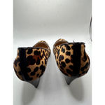 Nine West Leopard Print Wedges Size leather 7M Photo 4