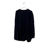 Eileen Fisher Women's XL Midnight Blue Cardigan Shawl Collar Open-Front Sweater Photo 1