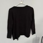 Christopher & Banks  Solid Black Button Down Cardigan Sweater Women's Size Medium Photo 6