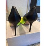 Jimmy Choo Agnes Degrade neon yellow green matte black Ombre pump heels 40.5 Photo 6