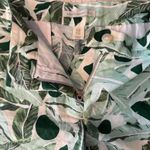 Saint Tropez West Tropical Stylish Green Leaf Print Shorts Women's Size 10 Photo 8