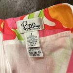 Lilly Pulitzer Women's White Pink Gala Floral Flower Flare Pink A Line Skirt 2 Photo 1