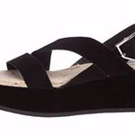 Rag and Bone New  Suede Leather Platform Sandals Shoe  Black Photo 2