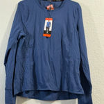 Spyder  Active Top Womens 2x Xxl Blue Nylon Stretch Side Zip Long Sleeve Pullover Photo 0