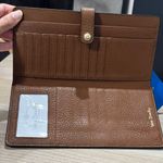 Vera Bradley RFID Slim Travel Organizer Black Genuine Leather Photo 3