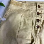 Sundance  Quinn Linen Tencel Blend Buttonfly Pants Photo 4