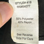 CAbi  | Medium | Black A La Carte Open Front Draped Woven Jacket Style 418 Photo 5