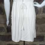 Flying Tomato Dress Woman's Size Medium White Black Embroidery Knee Sleeveless Photo 8