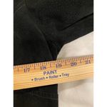 Live a Little  Vintage Button Ruffle Collar Leather Coat Jacket Black Women's L Photo 9