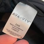 Ava & Viv Ava‎ & Viv One Piece Swimsuit  26W Floral Black Built in Bra Comfort Straps Photo 2