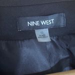 Nine West  Women's Black & White Abstract Print Open-front Blazer Jacket Size 12 Photo 4