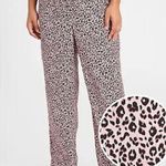 Banana Republic  Women Pajama Bottom Pink Leopard Size Small Photo 0