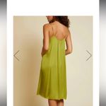 Nation Ltd  Adele Dress green satin Nwt $200 revolve party slip party  spring Photo 2