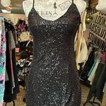 1. State Elegant Black Sequin Dress. Size 4 Photo 0