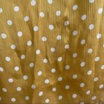 ZARA  Basic Collection Yellow Polka Dot Popover Blouse Photo 1
