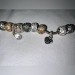 Judith Ripka  Fully Completed Charm Bracelet Natural Stones Sterling Silver Photo 5