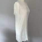 Lulus Lulu’s Take Me to Brunch Dress M Womens Lace Shift Scalloped Round Neck Photo 4