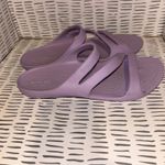 Crocs Women 9 Lavender Kadee Strappy Comfort Flat Sandals Beach Vacation Resort Photo 5