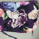 La Blanca Purple Rose Roses Floral Print Luxury Designer Swim-Skirt Bikini Bottoms Swimwear Size 4 🌺 Photo 1