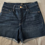 EXPRESS  Denim Shorts High-Rise Shortie Photo 0