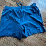 Girlfriend Collective  Teal Blue  Polyester Spandex Athletic Shorts Womens XXL Photo 6