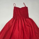 Faithfull the Brand Madella Midi Dress in Cherry Tomato Photo 12