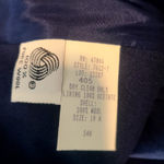 Oleg Cassini Vintage  Wool Blazer Womens 10 Blue Gold Buttons Career Jacket Photo 5