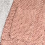 BiBi women’s size small dusty pink long knit duster cardigan with pockets Photo 4