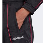 Adidas 1980s Black Blue & Hot Pink Track Pants Elastic/Tie Waste Size Medium Photo 7