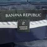 Banana Republic Navy Blue Mid Rise Career Cropped Straight Leg Pants Size 2 Photo 3
