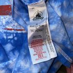 Disney  Mickey Mouse American Flag Stars Stripes Blue Tie Dye size medium t-shirt Photo 5