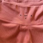 Nike  Women's Size Md One Luxe Ribbed Leggings Pants Madder Root DV0049-827 Photo 1