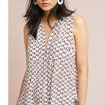 Anthropologie  52 Conversations Colloquial Sleeveless Buttondown in Bicyclette Photo 0