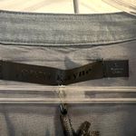 Jenni Kayne Seersucker Shirt Dress Ink blue size L striped Size L Photo 3