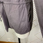 Anthropologie  Love Sam Travis‎ Military Jacket Beaded Charcoal Gray Size Medium Photo 7