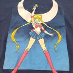 Sailor Moon Shirt Size Medium Animation Anime Cartoon Graphic Print T-Shirt Blue Unisex T-shirt Photo 2