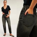 Good American Good Mom High Waist Black Jeans Size 27 Photo 10