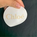 Chloé Chloe black pleated front straight‎ leg pants size 40 or size large US Photo 7