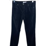 Loft Black Velvet Modern Velvet Skinny Jeans Photo 9