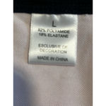 SheIn  2 Piece Bikini Swim Suit Womens Size Large Pink Black Trim Brief Bottoms Photo 4