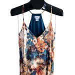 Nicole Miller NWT  NEW YORK Satin Floral Print Maxi Dress Photo 5